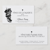 vino de la muerte 名刺 (正面/裏面)