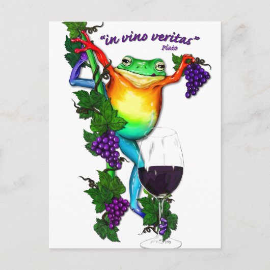 Vino Veritasで ポストカード (正面)