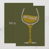 Vino Veritasの招待状カスタムで 招待状 (正面/裏面)