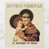 VINO VERITASのSt. Anthony ワインラベル (シングルラベル)