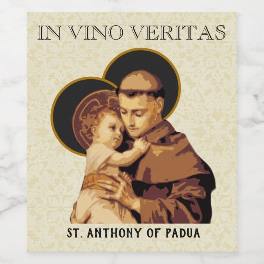 VINO VERITASのSt. Anthony ワインラベル (シングルラベル)