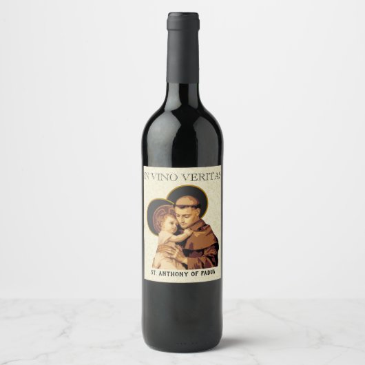 VINO VERITASのSt. Anthony ワインラベル (正面)