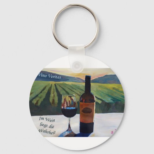 Vino Veritas - Im Wein liegt die Wahhears キーホルダー (正面)