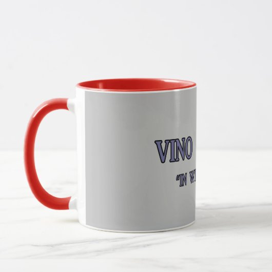 VINO VERITAS Mug マグカップ (左)