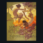 Vino Vermouth - Italian Vintage Ad ポスター<br><div class="desc">Vino Vermouth - Italian Vintage Ad</div>