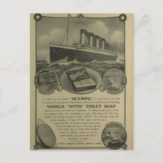 Vinoliaオットーの化粧石鹸広告 ポストカード