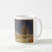 VINT 1950冬のクリスマスシーンGERMANY MUG コーヒーマグカップ (正面右)