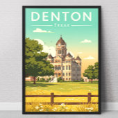Vintae Denton Texas ポスター