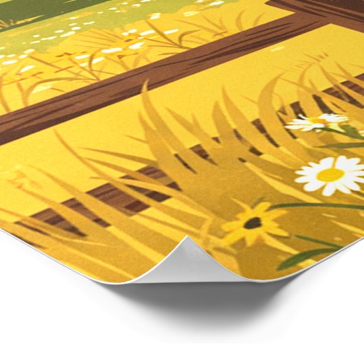 Vintae Denton Texas ポスター (角)