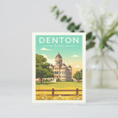 Vintae Denton Texas ポストカード (スタンド正面)