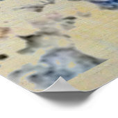 Vintag mit Schmetterlingen ポスター (角)