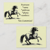 *VintageのウズウズしたHorse*の名刺 名刺 (正面/裏面)