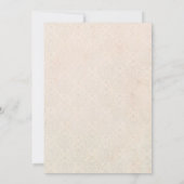 Vintageウエディング招待状#V3 招待状 (裏面)