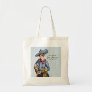 Vintageテキサス州Cowgirl Art Yes夫人のトートバック トートバッグ