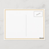 Vintageポスターで挨拶クールを送る ポストカード (裏面)