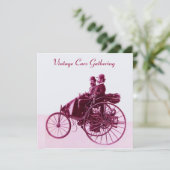 ViNTAGE車の収集，金ゴールド紫の赤 招待状 (スタンド正面)