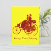 ViNTAGE車の収集、黄色の茶色 招待状 (スタンド正面)