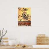 Vintage 1883 Art Nouveau Bicycle ポスター (キッチン)