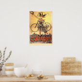 Vintage 1883 Art Nouveau Bicycle ポスター (キッチン)