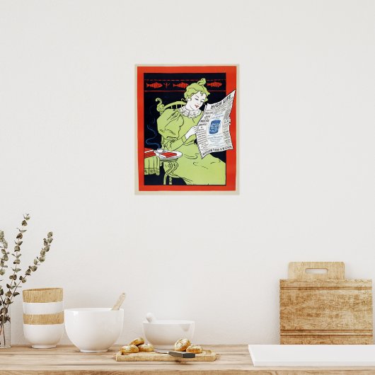 Vintage 1890s Mocha Coffee Advertisement ポスター (キッチン)