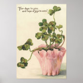Vintage 1905 Botanical Wall Poster ポスター (正面)