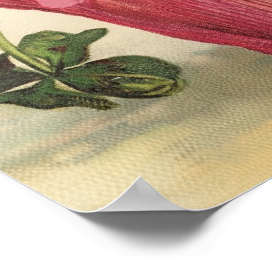 Vintage 1905 Botanical Wall Poster ポスター (角)