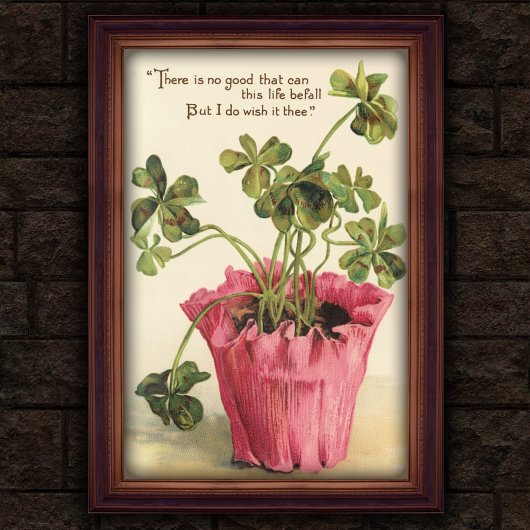 Vintage 1905 Botanical Wall Poster ポスター