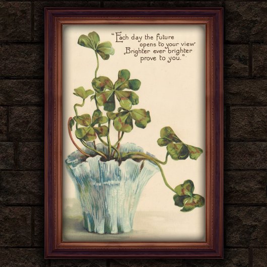 Vintage 1905 Botanical Wall Poster ポスター