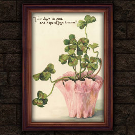 Vintage 1905 Botanical Wall Poster ポスター