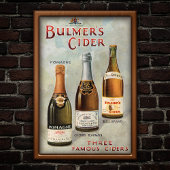 Vintage 1907 Cider Advertisement Art ポスター