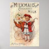 Vintage 1907 Milk Advertisement ポスター (正面)