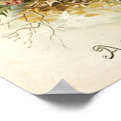 Vintage 1908 Blackbird Christmas Holiday Art ポスター (角)