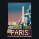 Vintage 1930 Paris Travel Poster ポスター<br><div class="desc">It is a reproduction of vintage (1930) Paris travel poster by Julien Lacaze (1886–1971) a French visual artist who is best known for his poster designs for early twentieth. Stunning wall decor for your home or office. An ideal gift for your loved ones or any collector of retro travel ads...</div>