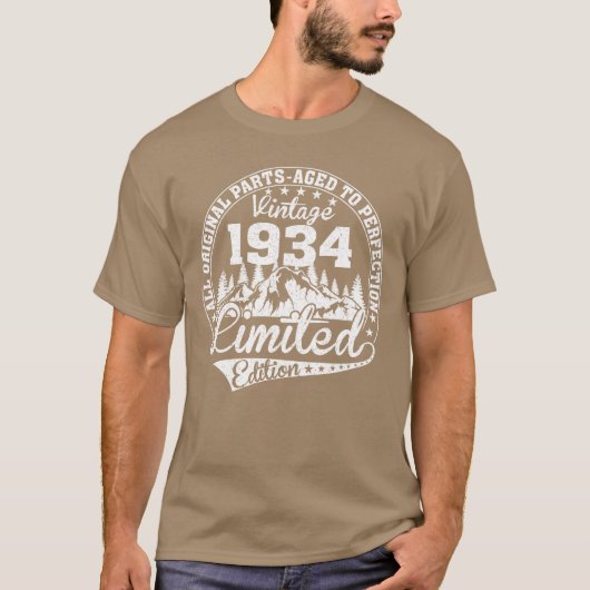 VINTAGE 1934 vintage Tシャツ (正面)
