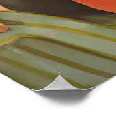 Vintage 1940s Pin Up Girl Poster & Canvas ポスター (角)