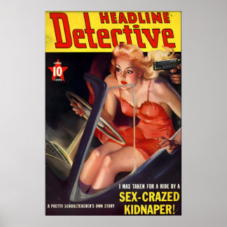 Vintage 1940s Pin Up Girl Poster & Canvas I Was ポスター