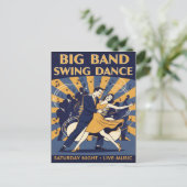 Vintage 1940s Swing Dance  ポストカード (スタンド正面)