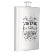 Vintage 1945 80th Birthday Aged To Perfection フラスク (右)