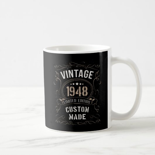 Vintage 1948 Limited Edition Custom made コーヒーマグカップ (右)