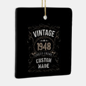 Vintage 1948 Limited Edition Custom made Card セラミックオーナメント (右)