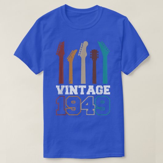 Vintage 1949Guitar 3096 Tシャツ (デザイン正面)