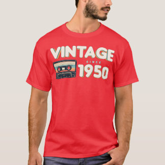 Vintage 1950 Retro Vintage Nostalgic Birthday girl Tシャツ