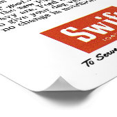 Vintage 1950s Ad Dog Food ポスター (角)