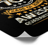 Vintage 1952 70th Birthday 70 Years Old ポスター (角)