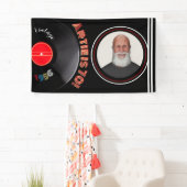 Vintage 1956 70th Birthday Retro Vinyl Photo 横断幕 (インサイチュ)