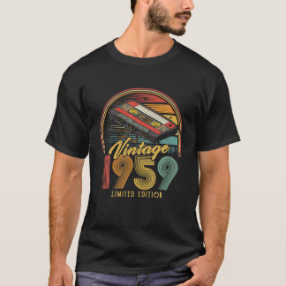 Vintage 1959 Retro Cassette 1959 67th Birthday 67 Tシャツ