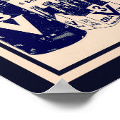 Vintage 1960's 3V Cola Advertisement ポスター (角)