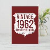 Vintage 1962 Aged To Perfection 招待状 (スタンド正面)
