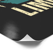 Vintage 1965 Retro 60th Birthday Idea ポスター (コーナー)