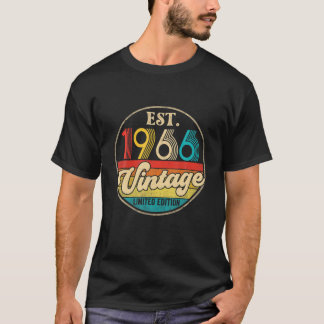 Vintage 1966 Made In 1966 56Th Birthday Funny 56 Y Tシャツ